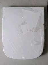 Luxury D-Shape Toilet Seat Heavy Duty White Soft Close Top Quick Release Hinges.