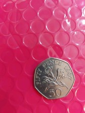 V.Rare + MINT condition. *UK sale ONLY*. 1997 Bailiwick of Guernsey 50p Coin
