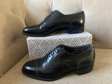 Gordon Scott Brogues Snowdon Black Leather Formal  Dress Shoes Size 7 NEW