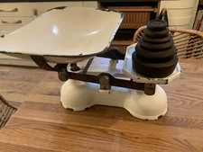 Vintage Ceramic Scales And