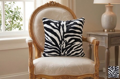 Zebra print throw pillow - ,