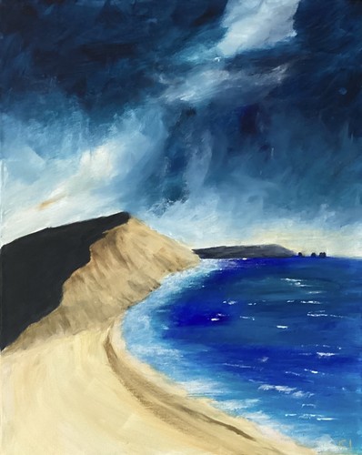 Original painting coast - painting,