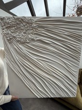 Large 3D Plaster Wall Art On