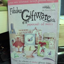 Fabulous Giftware  Mega rare Fabulous Giftware Papercraft CD-ROM sealed  new. UK