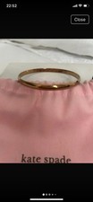 Kate Spade Bangle New York Gold Plated From Harvey Nichols In Original Pouch