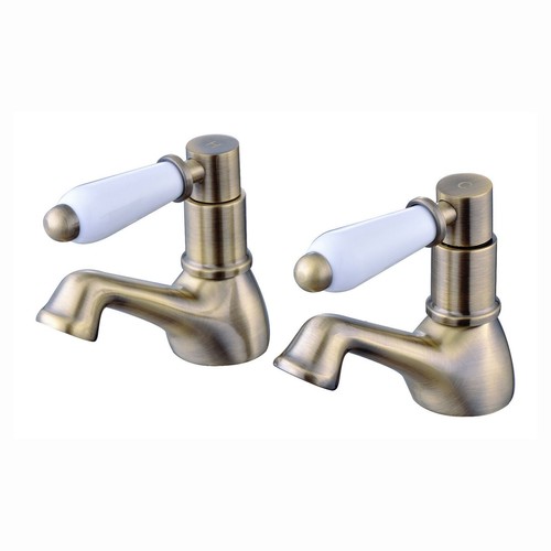 Pillar basin taps hot - pillar, cold