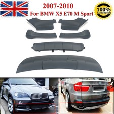 For 2007-10 BMW X5 E70 M Sport Body Kits Front Splitter Rear Diffuser Unpainted