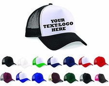 PERSONALISED TRUCKER CAPS ~ ANY TEXT/LOGO/IMAGE PRINTED  Baseball Rapper Hip Hop