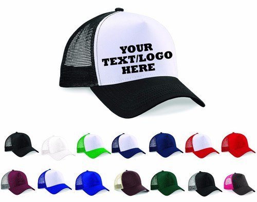 Personalised trucker caps - personalised,
