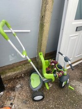 FISHER PRICE 3 WHEELED CHARISMA PUSHCHAIR/TRIKE - GREEN -  10M-3YRS