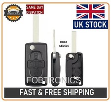 NEW 4 BUTTON FLIP KEY FOB CASE