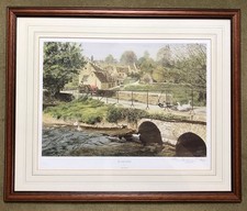 Alan Ingham, Signed, Limited Edition Print, 417/850, On The River Framed
