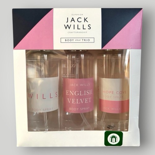 Jack wills body spray trio - trio, set