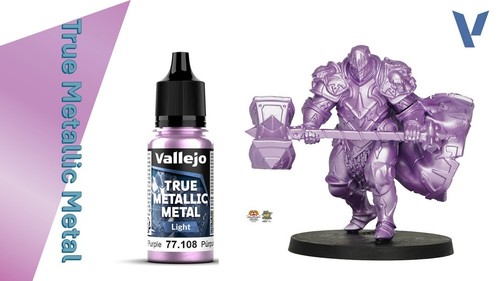 Vallejo acrylics true metallic - acrylics,