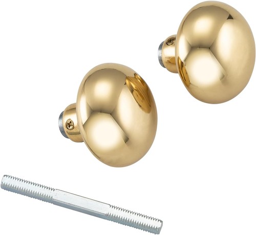 Brass door knobs set - set, vintage
