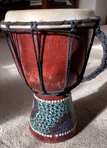 Small wooden djembe hand - small, drum