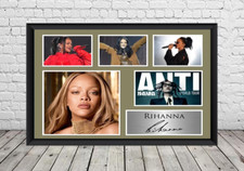 Rihanna Signed Photo Print