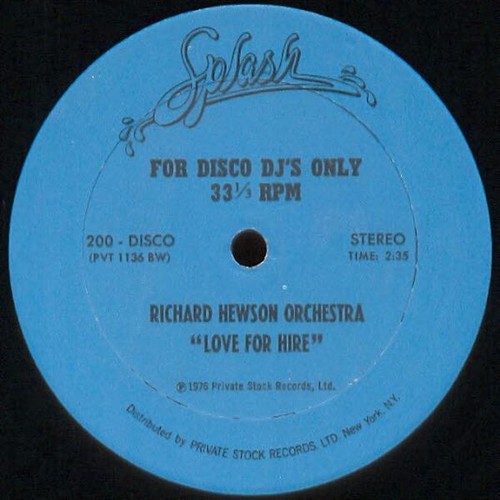 The richard hewson orchestra - hewson,