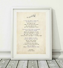 Tina Turner - The Best - Song Lyric Art Poster Print - Sizes A4 A3