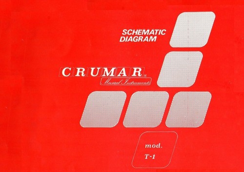 Crumar service manual - t-1,