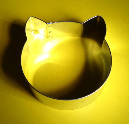 New tin cat face - new, cookie
