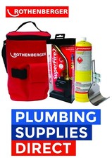 Rothenberger Hot Bag Superfire 2 Torch Mapp Gas Heat Guard - Plumbers Kit 
