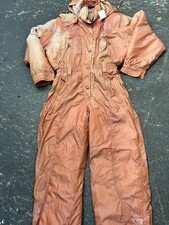 Valentino  vtg 80s Peach  printed ski suit snowboard/ski jumpsuit M