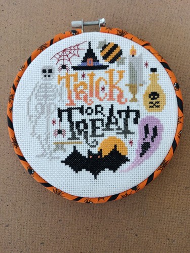 Completed cross stitch - cross,