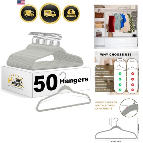 Pack plastic hangers - plastic, for
