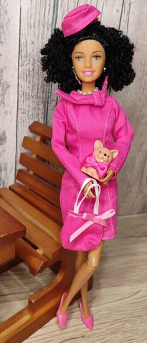 Black fashion doll elegant - fashion,