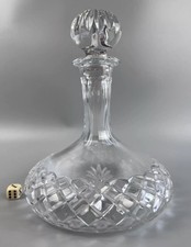 Vintage Ship Decanter. Cut