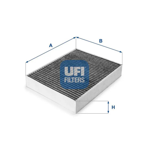 Cabin filter activated - filter, carbon