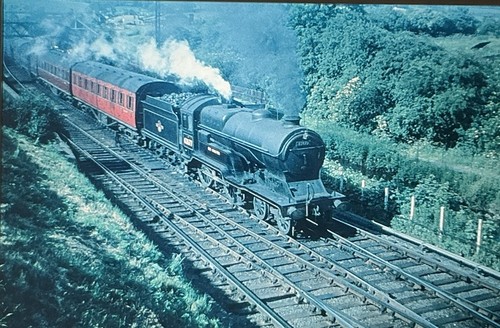 35mm slide steam loco - 35mm, br