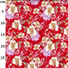 100% Cotton Poplin Fabric Rose