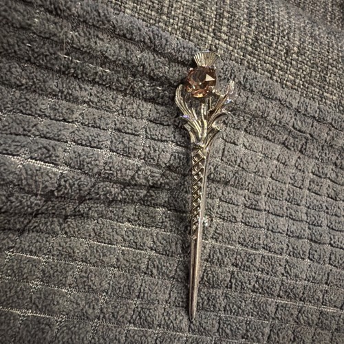 Scottish thistle kilt pin - kilt,