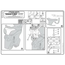 Yamaha 125 X Max Luggage Rack