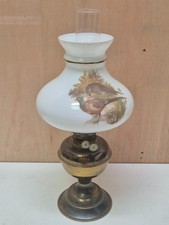 Vintage Duplex Brass Oil Lamp