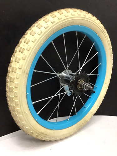 Bicycle rear blue coaster - rear,