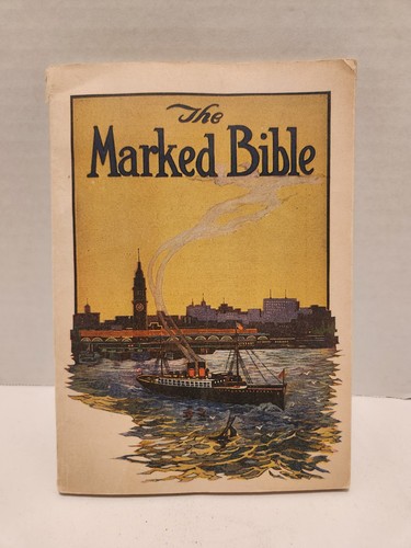The marked bible 1922 antique - bible,