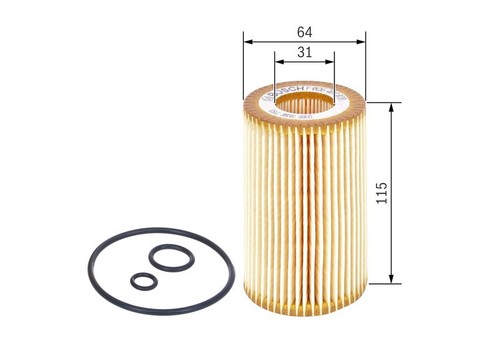 Oil filter bosch 026 407 - bosch,