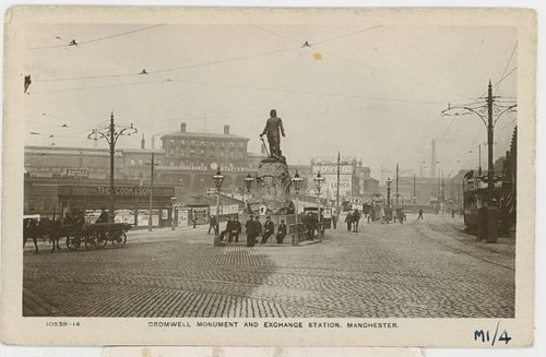 Manchester cromwell statue - -,