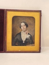 Miniature portrait painting