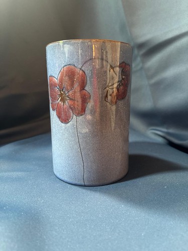 Blue floral guernsey pottery - guernsey,