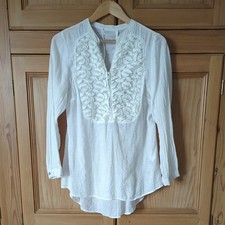 Mint Velvet ivory tunic top