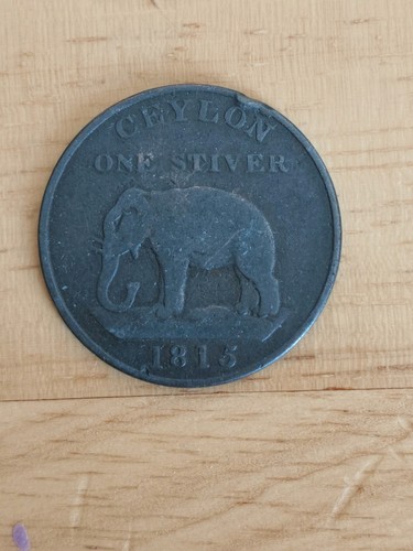 1815 ceylon one stiver - 1815,