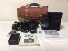 Nikon D50 SLR Digital Camera Plus Sigma 70-300mm F4-5.6 DG Macro Lens. Used. VGC