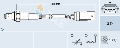 Lambda sensor for - lambda,