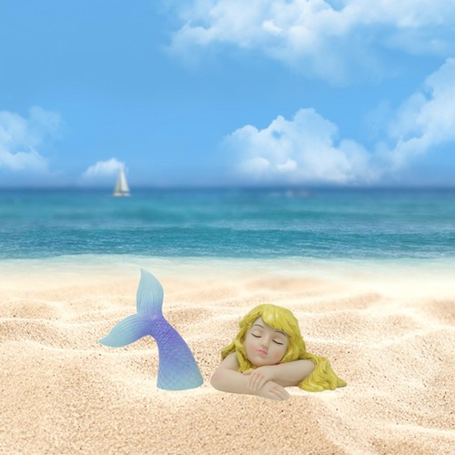 Mermaid garden figurine - garden,