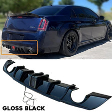 Rear Bumper Diffuser With LED