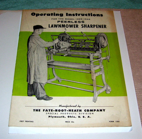 Vintage peerless lawnmower - peerless,